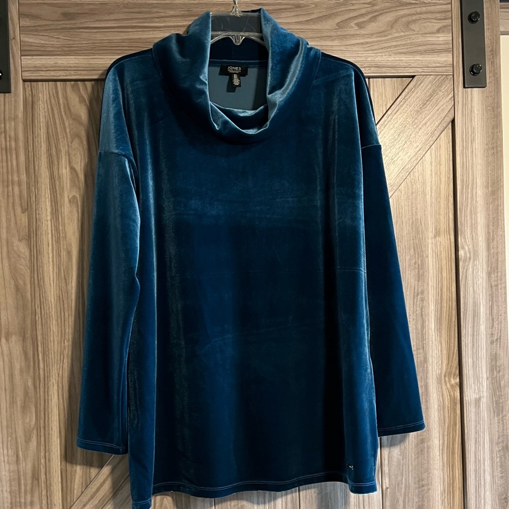 Jones New York Velour Turtleneck